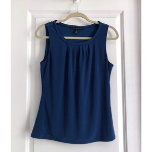 White House Black Market Blue Sleeveless Top
